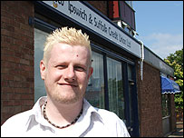 Simon Pain outside ISCU