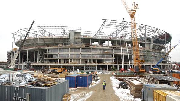 The Olympic Stadium in Kiev