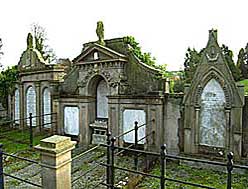The Charley family burial plots