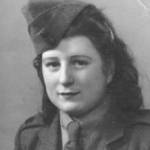 Betty in her NAAFI uniform