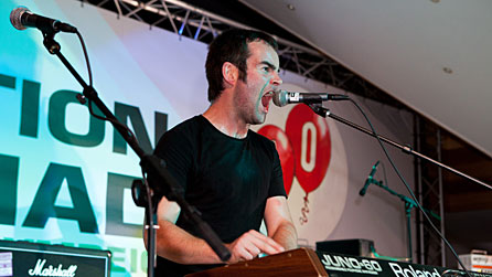 Future Of The Left. Photo: Mei Lewis for Mission Photographic