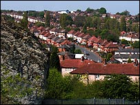 View of Wren's Nest estate