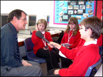 Students from John Fernely school