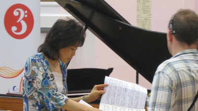 Image from BBC Radio 3 Pianothon, Leeds 2009