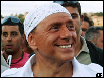 سيلويو برلوسکنی، نخست وزير ايتاليا