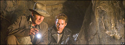 Indiana Jones and his son, Mutt Williams