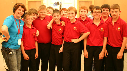 Ifan a chriw Dyffryn Teifi