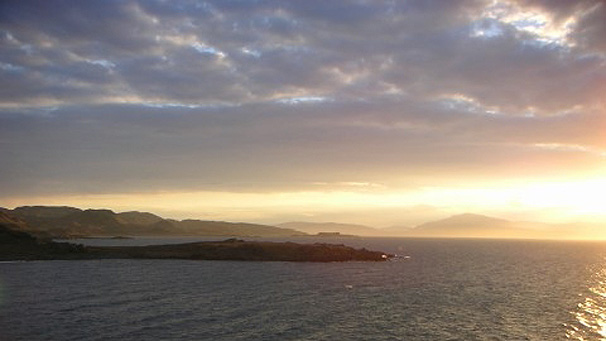 Sunset from the Oban ferry