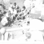 Our reluctant Japanese prisoners - most of them had been pulled aboard against their will.