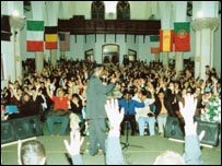 Movimento intenso