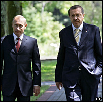 Vladimir Putin ve Recep Tayyip Erdoğan