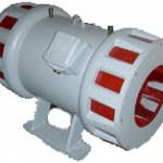 A restored WW2 air raid rien, typical of those mounted on posts and rooftops all over Hull.