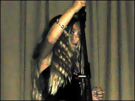 And 8 year old Taya Baxter got Cheeky with the 'Cheeky Girls' 