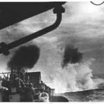 HMS Reso's anti aircraft crews at work