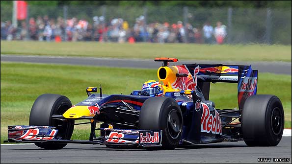 Mark Webber at Silverstone