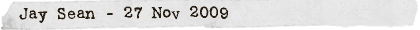 Jay Sean - 27 Nov 2009