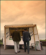 Lay-by with burger van