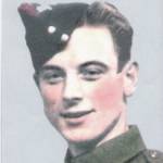 Alexander Mallett in his Green Howards Uniform before he was shiped out too Syria