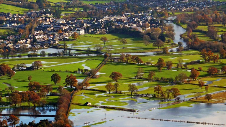 Llanrwst floods by Christian Roberts