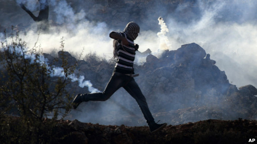 Demonstran di Gaza