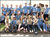 group photo of blast reporters 2006