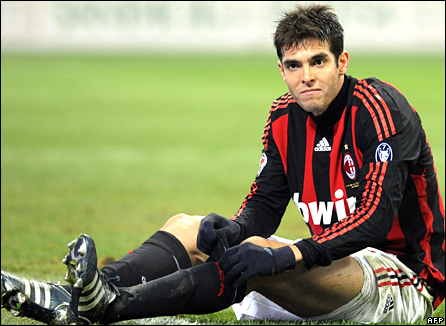 AC Milan's Brazilian playmaker Kaka