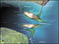 Sir Terry Farrell's islands