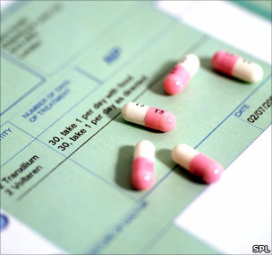 pills on a prescription