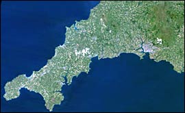 Cornwall from outer space