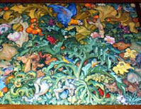 Detail from one of the Brangwyn Panels