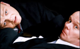 Toby Jones and Jason Watkins