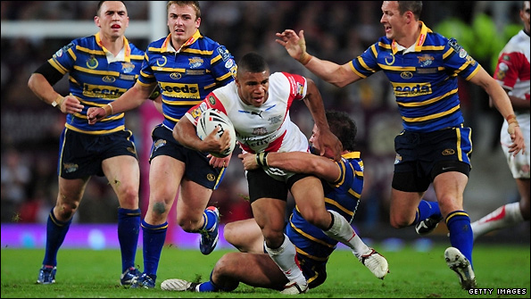 Kyle Eastmond in action for St Helens