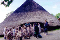 Reconstructed roundhouse, Castell Henllys