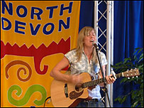 North Devon's Amy Newton on stage