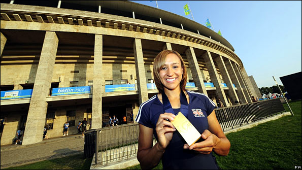 Jessica Ennis became World heptathlon champion in Berlin