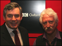 Gordon Brown and Bill Heine