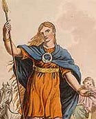 Imagined portrait of Boudicca
