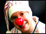 Danny "Wee Willy Winkie" Lawrence sporting his red nose