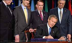 Bush nënshkruan ligjin për luftën kundër SIDA-s