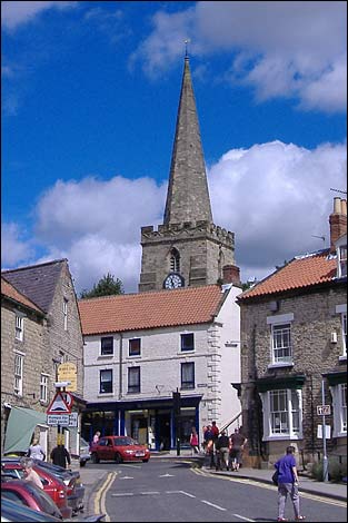 Church clock in North Yorkshire