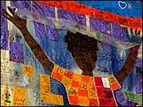 Detail of the tapestry