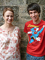 Director Guy Watson and ensemble co-ordinator Victoria Curry