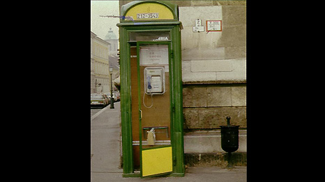 And old phonebox in Budapest