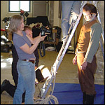 Photo shoot for The Last Coiner