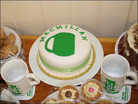 Special MacMillan Coffee Morning cake