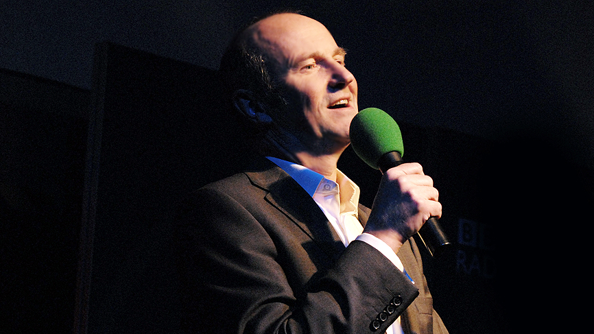 Fred brings the evening to a close