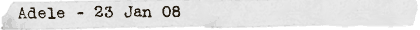 Adele - 23 Jan 08