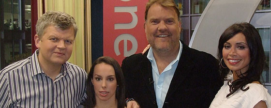 Adrian and Christine with Bryn Terfel and Beth Tweddle