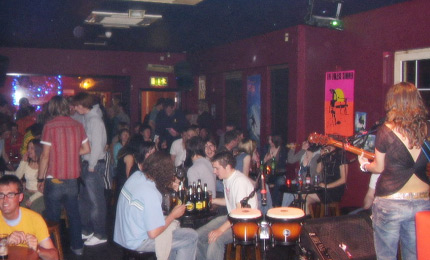 A section of the large crowd that turned out for the fund raising gig for Shauna's trip to the ISA World Championships at Huntington Beach.