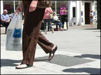 Plaque in the pavement